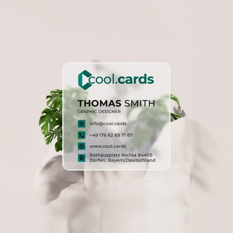 Stylish Square Business Cards