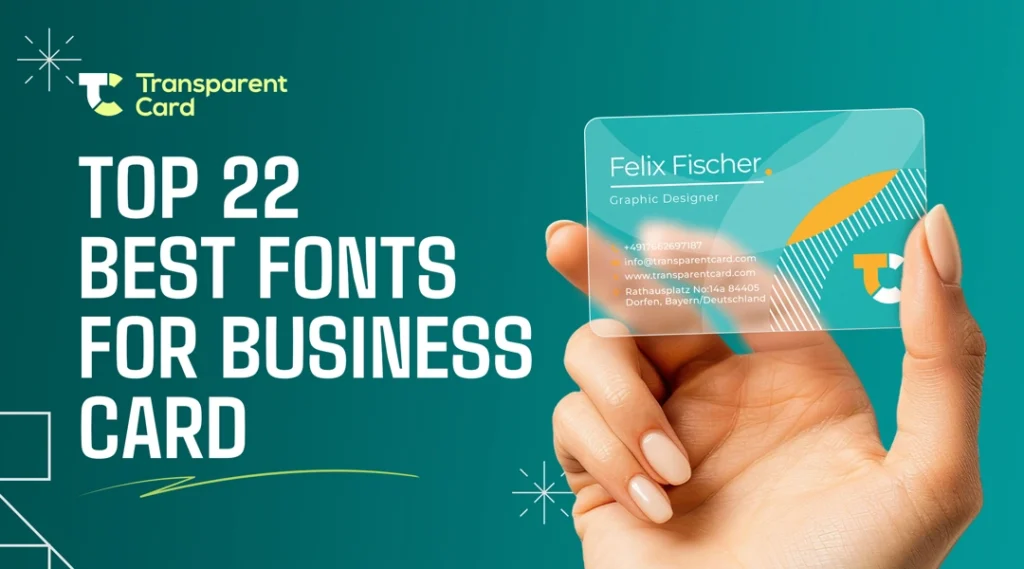 Best Fonts For Business Cards