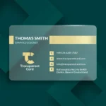 Gold foil business cards